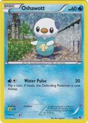 Oshawott 4/12 Confetti Holo Promo - 2011 McDonald's Campaign